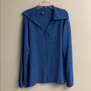 Women’s plus size blue sweater